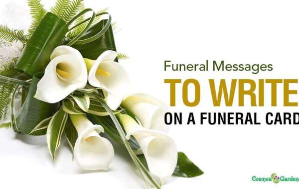 Funeral Card Message For Flowers