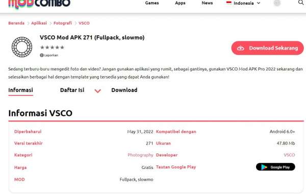 Download VSCO Mod APK 2022 Di ponsel Android.