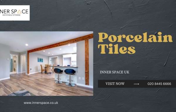 Take your space to the next level with porcelain tiles.