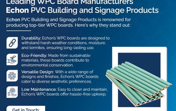 Leading WPC Board Manufacturers – Echon PVC Building and Signages Products