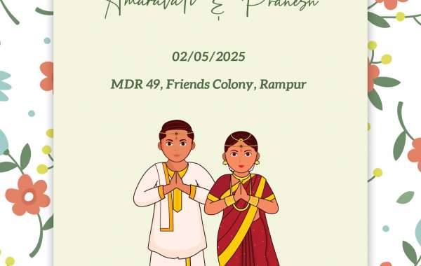 Hindu Wedding Invitation in Tamil