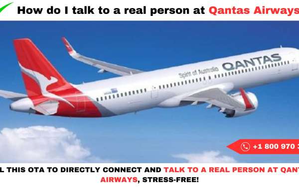 How do I talk to a real person at Qantas Airways?