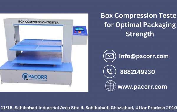 Pacorr’s Box Compression Tester: Designed for Accurate Compression Testing in Packaging Applications