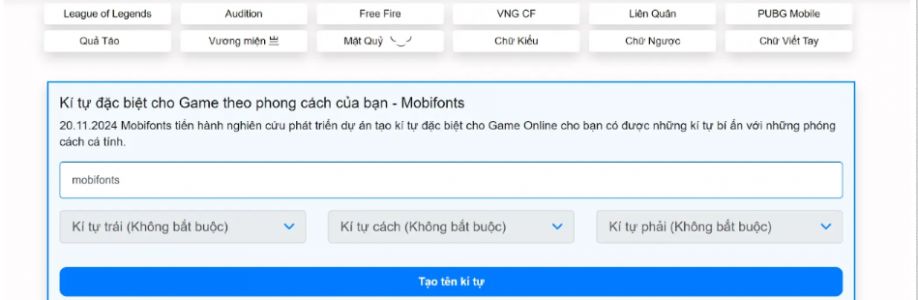Kí tự đặc biệt Mobifonts Cover Image