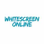 White Screen Online Profile Picture