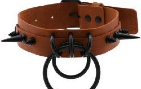 golden chain lead collar mc932
