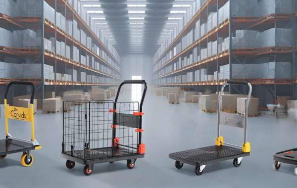 Buy Heavy-Duty Platform Trolley – Durable & Foldable | Corvids India
