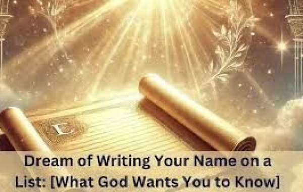 Dream of Writing My Name on a List: Spiritual Meaning