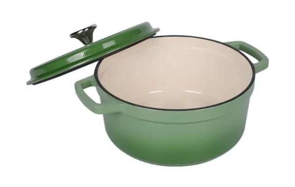 Enamed Cast Iron Round Dutch Oven With Lid becomes an excellent tool for slow cooking