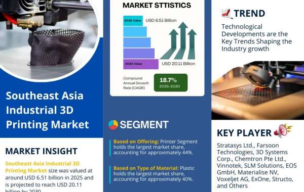 Southeast Asia Industrial 3D Printing Market Insights, Share & Growth Trends 2025-30